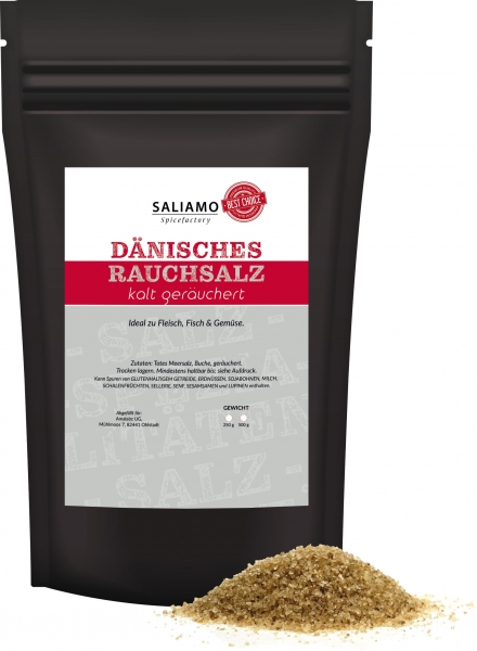 250g Dänisches Premium Buchenrauch Salz